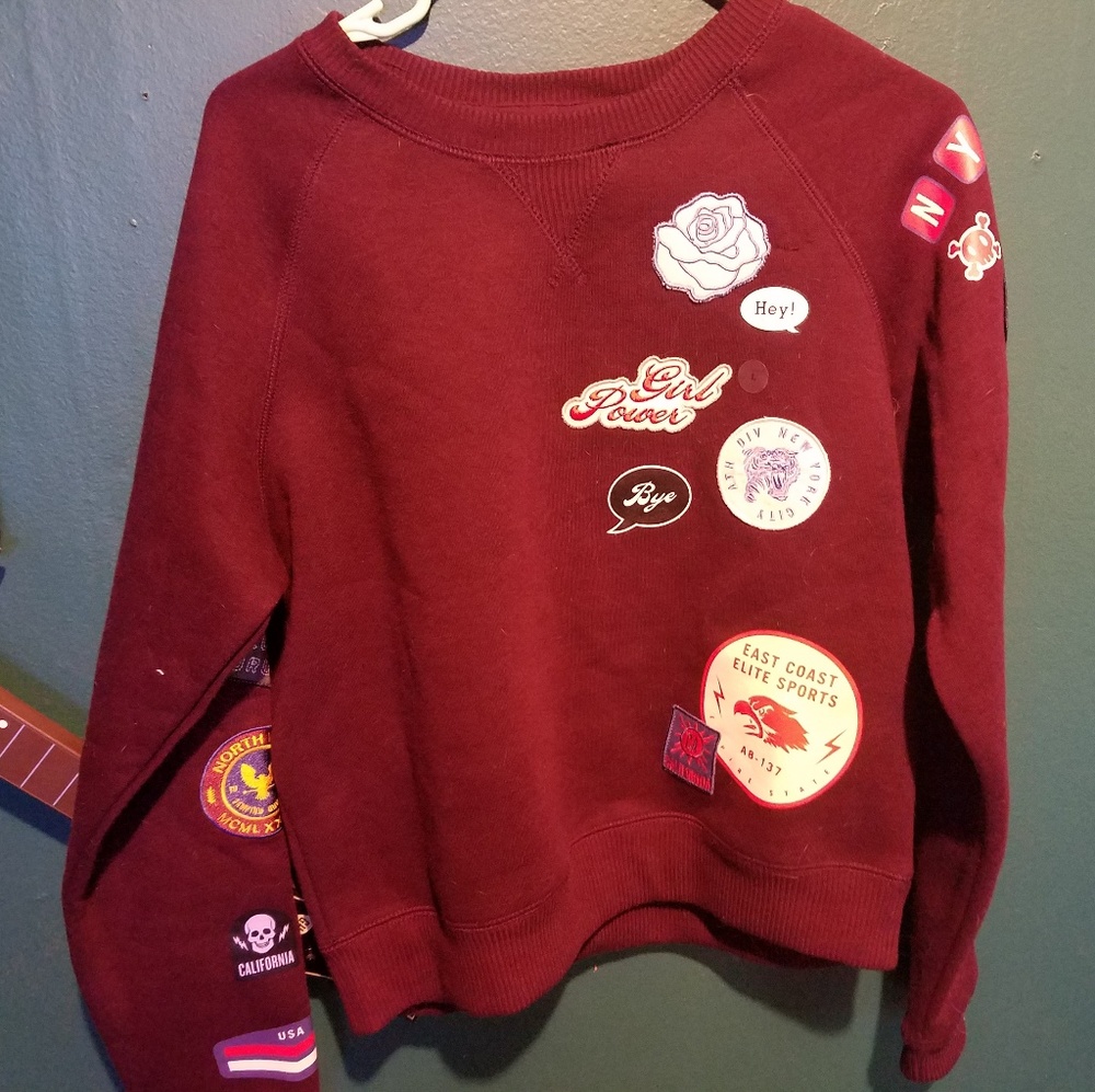 Patch Detail Pullover - image 1